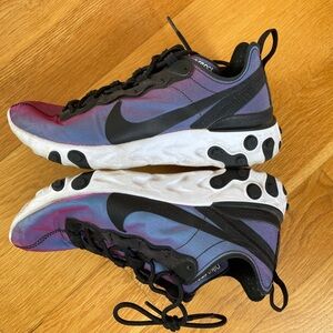 Nike Women’s React Element 55 PRM Purple sneakers size 8 1/2